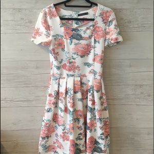 White Floral Dress